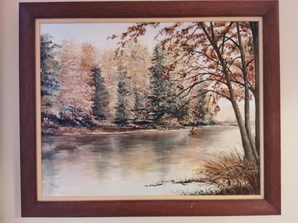 Huile, coin de Semois en automne (Marie-Luce Veriter)