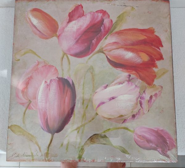 Tableau "tulipe" (Fabrice de Villeneuve)