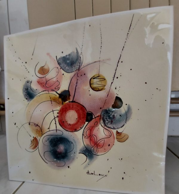 Toile "Ambiance aquarelle arches 2017" (Claire Laloux)