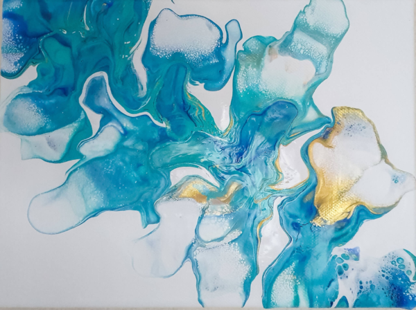 Toile "Blue Wave Mini I" (Sonia Chapelle)